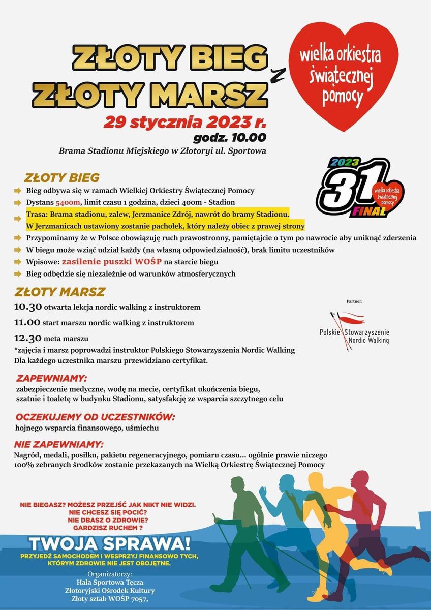 Złotoryja: WOŚP na sportowo