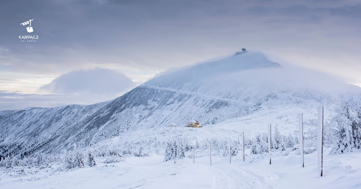 Karkonosze: Śnieżka w śniegu