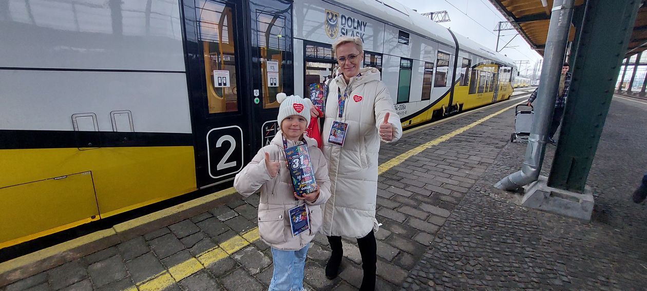 Region: Koleje Dolnośląskie wspierają WOŚP