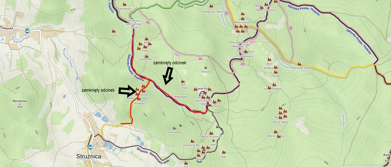 Powiat: Utrudnienia w Rudawach Janowickich