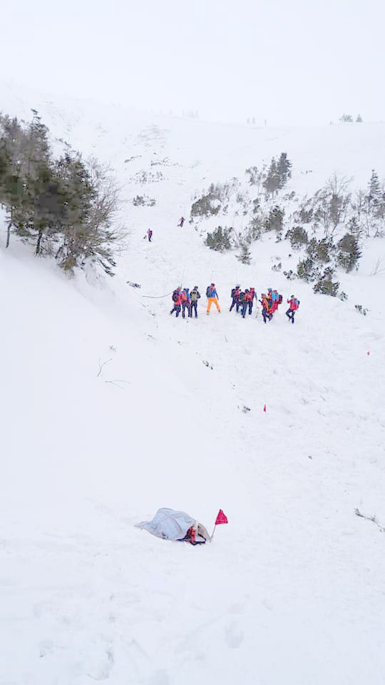 Karkonosze: Lawina w Białym Jarze