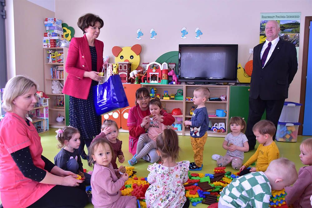 Gryfów Śląski: Minister w żłobku