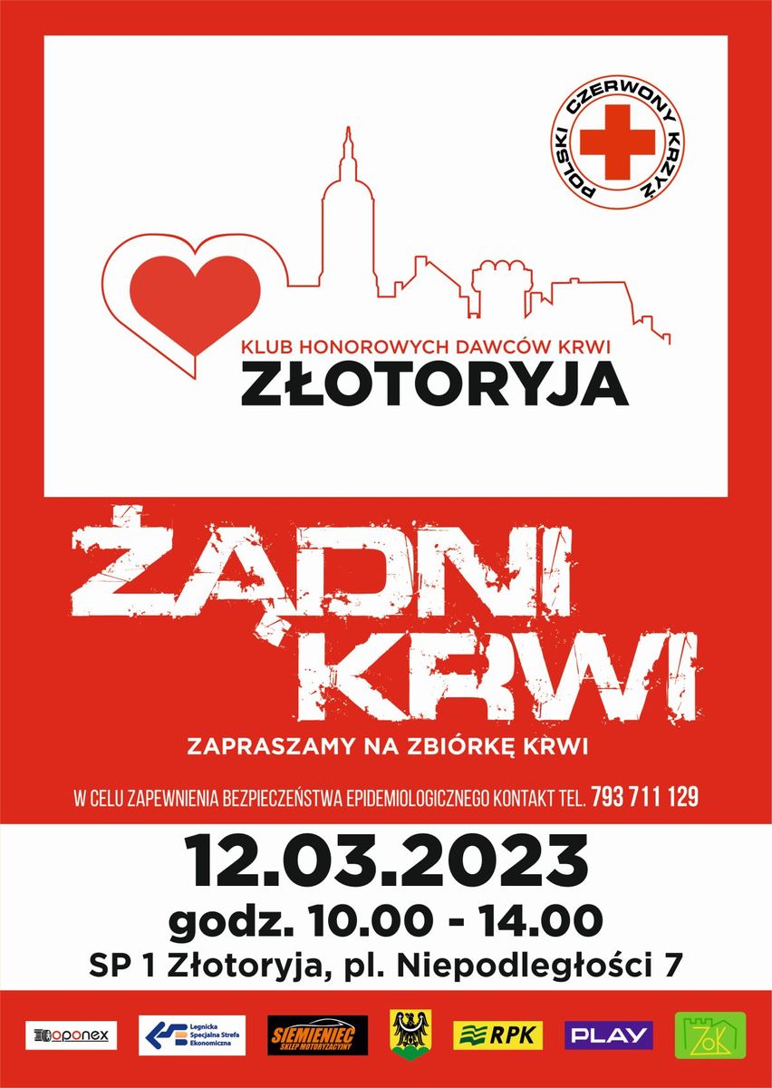 Złotoryja: Zbiórka krwi