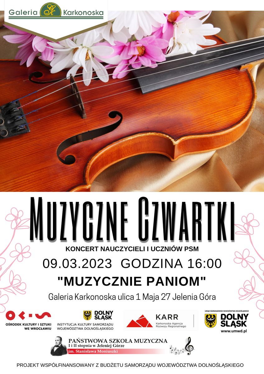 Jelenia Góra: Muzycznie Paniom – koncert w czwartek