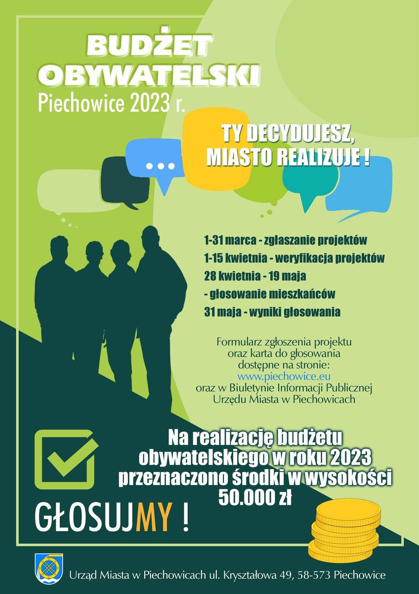 Piechowice: Czas na zgłaszanie projektów do BO