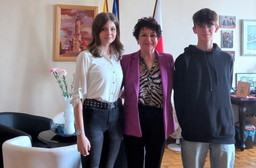 Lwówek Śląski: Uczniowie w magistracie