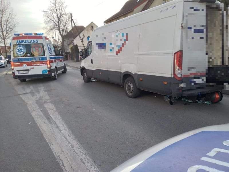 Kamienna Góra: Motorowerzysta w szpitalu
