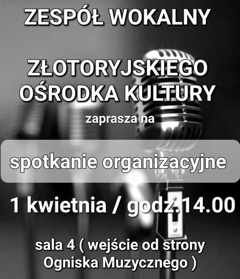 Złotoryja: Dla wokalistów