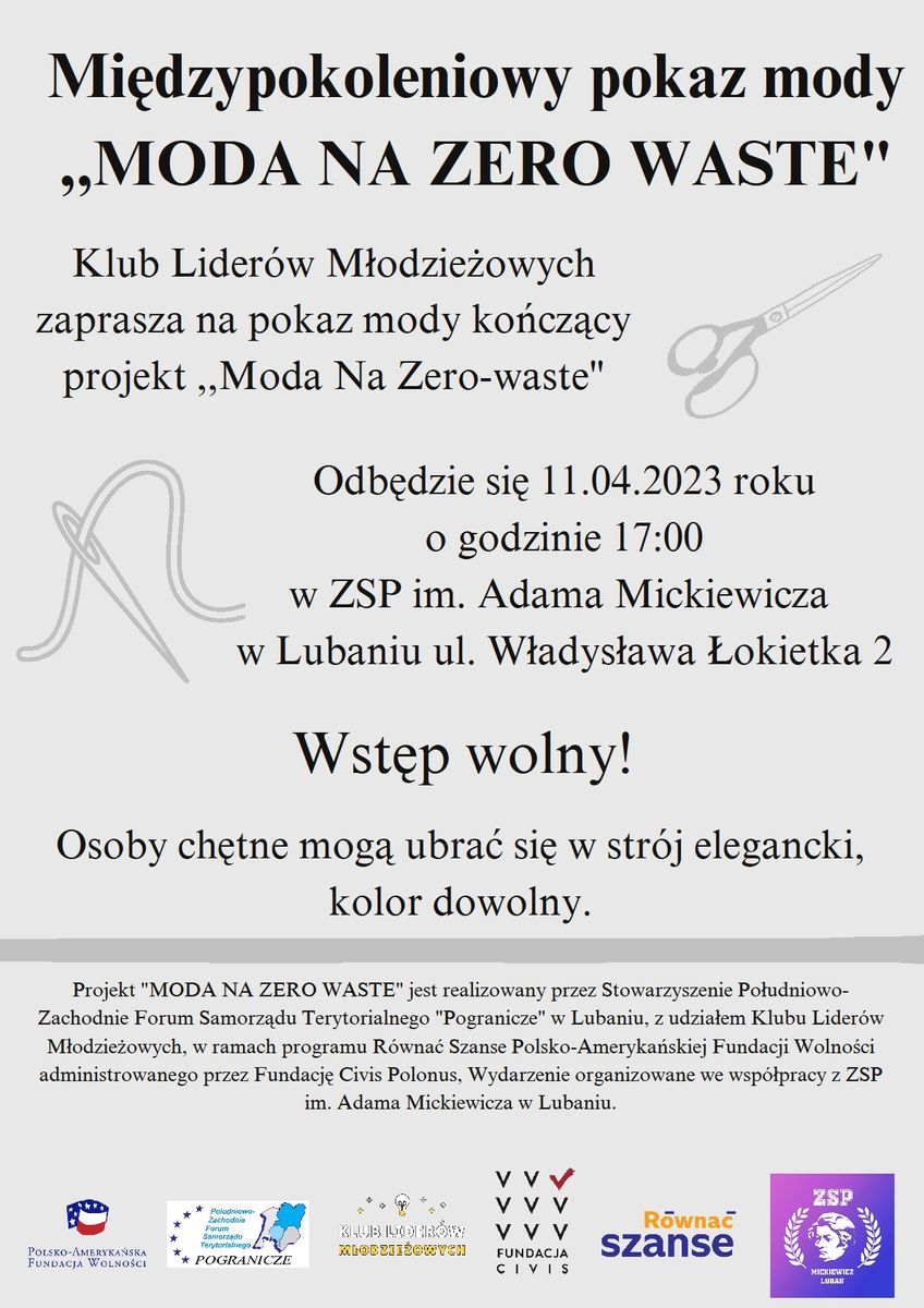 Lubań: Pokaz mody i wystawa