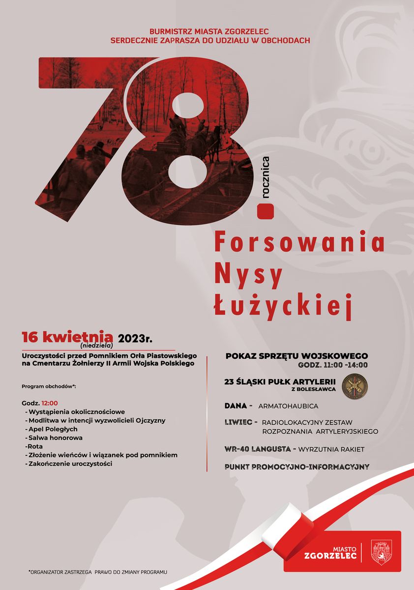 Zgorzelec: Rocznica forsowania Nysy Łużyckiej