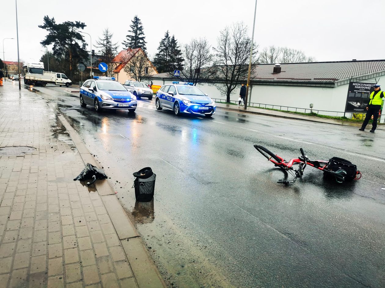 Kamienna Góra: Potrącenie rowerzysty