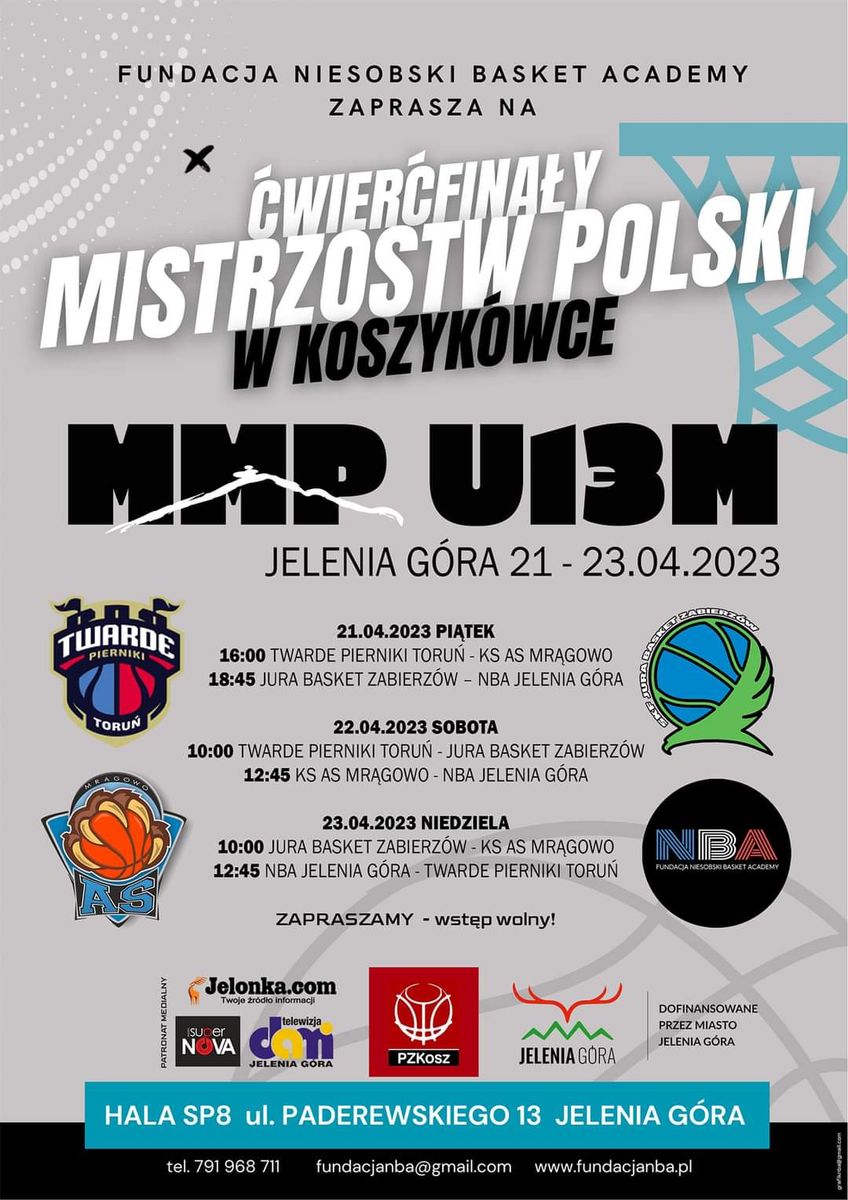 Jelenia Góra: Ćwierćfinałowy turniej Mistrzostw Polski U13 w Jeleniej Górze