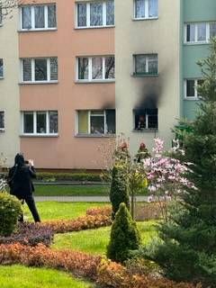 Jelenia Góra: Pożar na Zabobrzu
