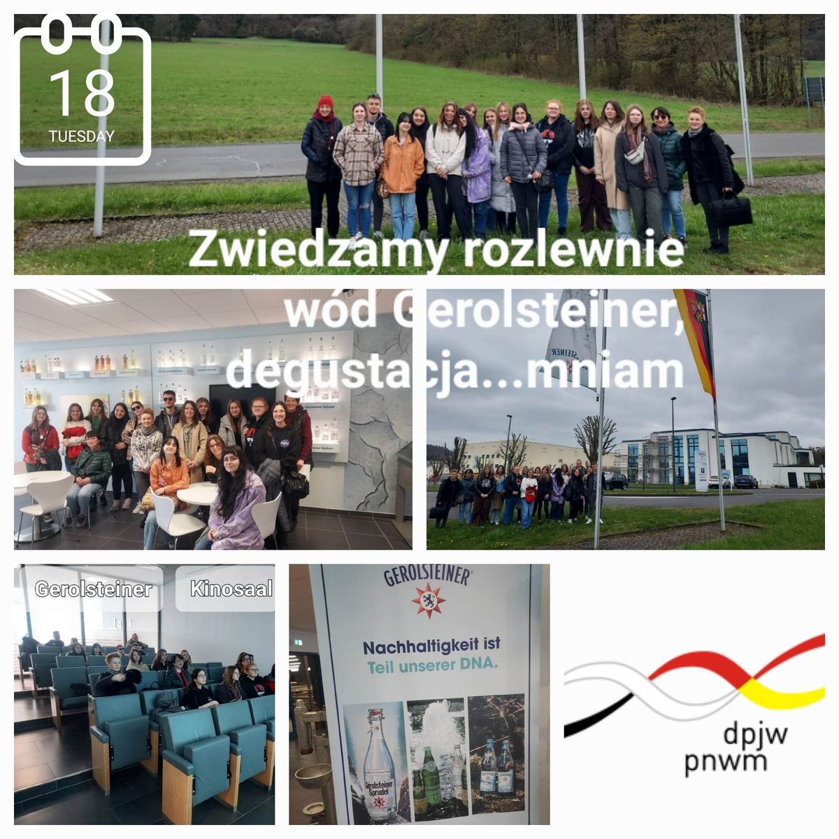 Jelenia Góra: Uczniowie z ZSE–T gościli w szkole partnerskiej BBS Vulkaneifel Gerolstein