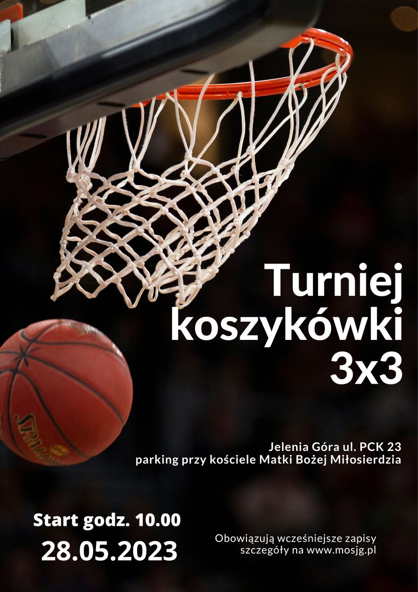 Jelenia Góra: Turniej Streetball 3x3 pod koniec maja