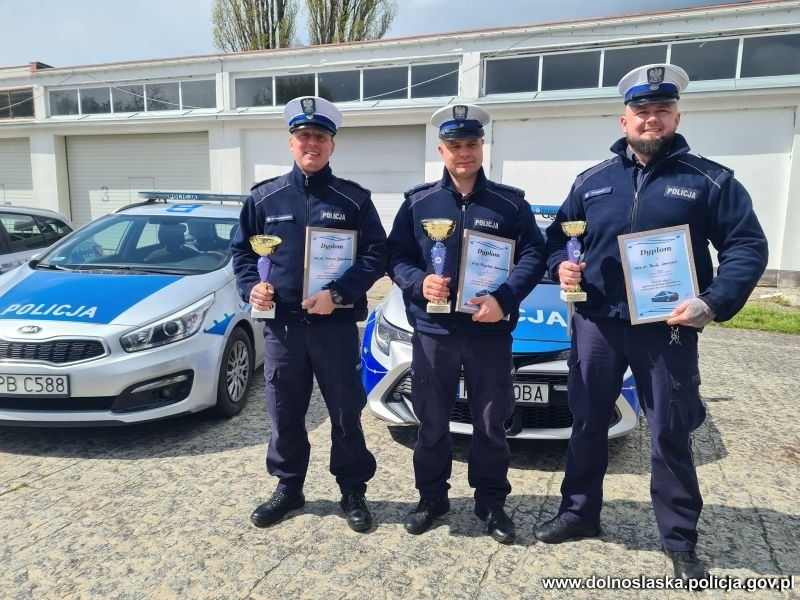Wrocław: Jeleniogórski policjant z drogówki na podium