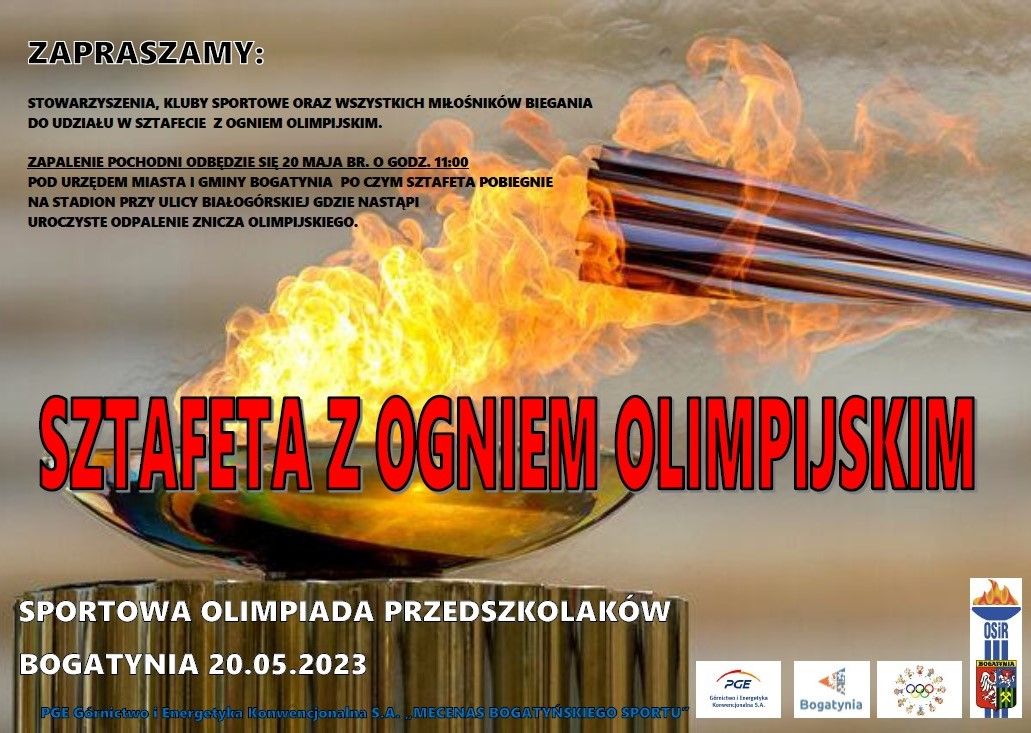 Bogatynia: Zapłonie olimpijski znicz