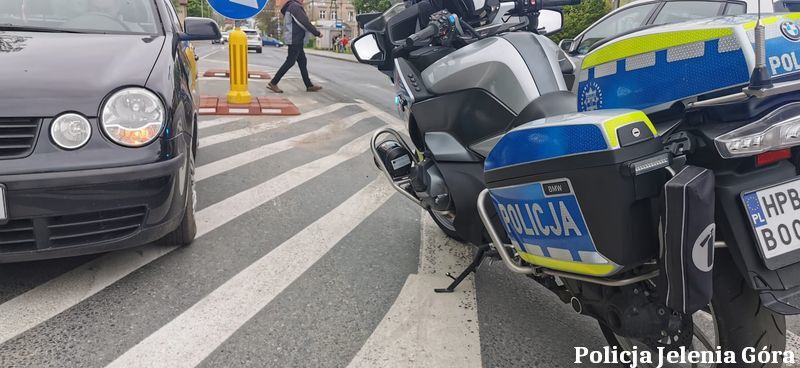 Jelenia Góra: Potrącenie na przejściu