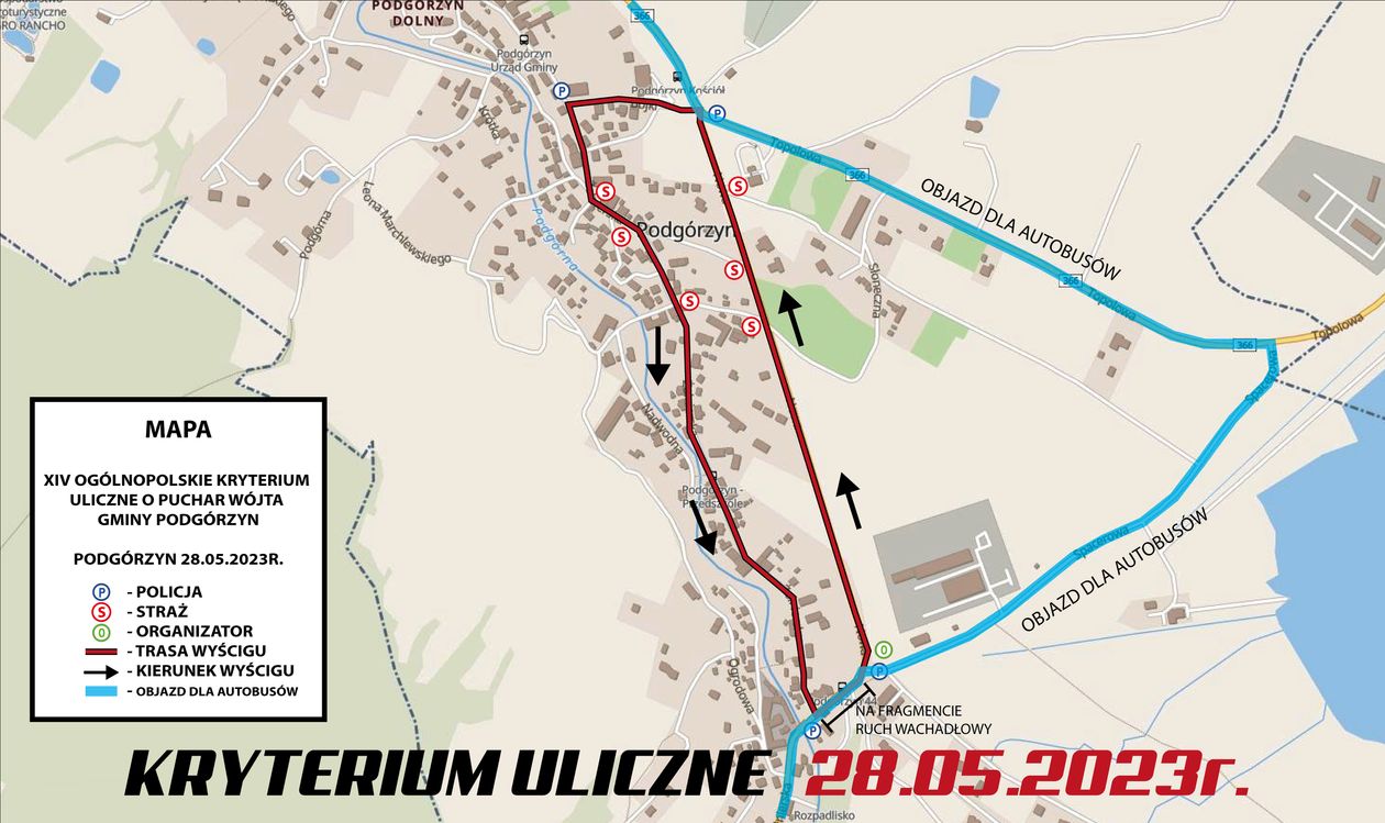 Podgórzyn: Pojadą kolarze – będa utrudnienia