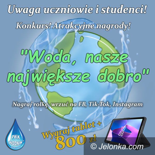 Jelenia Góra: Rozstrzygnięcie konursu – Woda, nasze największe Dobro