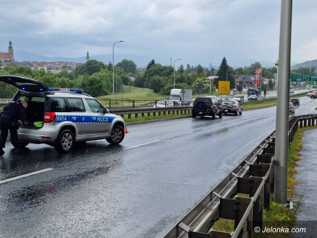 Jelenia Góra: Kolizja na Jana Pawła II (aktualizacja)