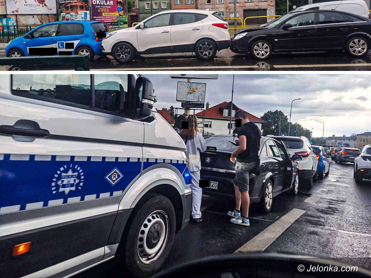 Jelenia Góra: Kolizja na Podwalu