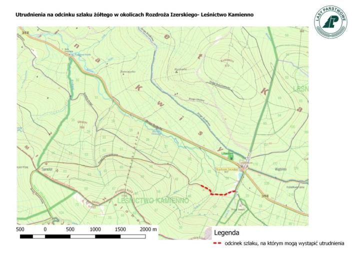 Region: Utrudnienia w rejonie Rozdroża Izerskiego