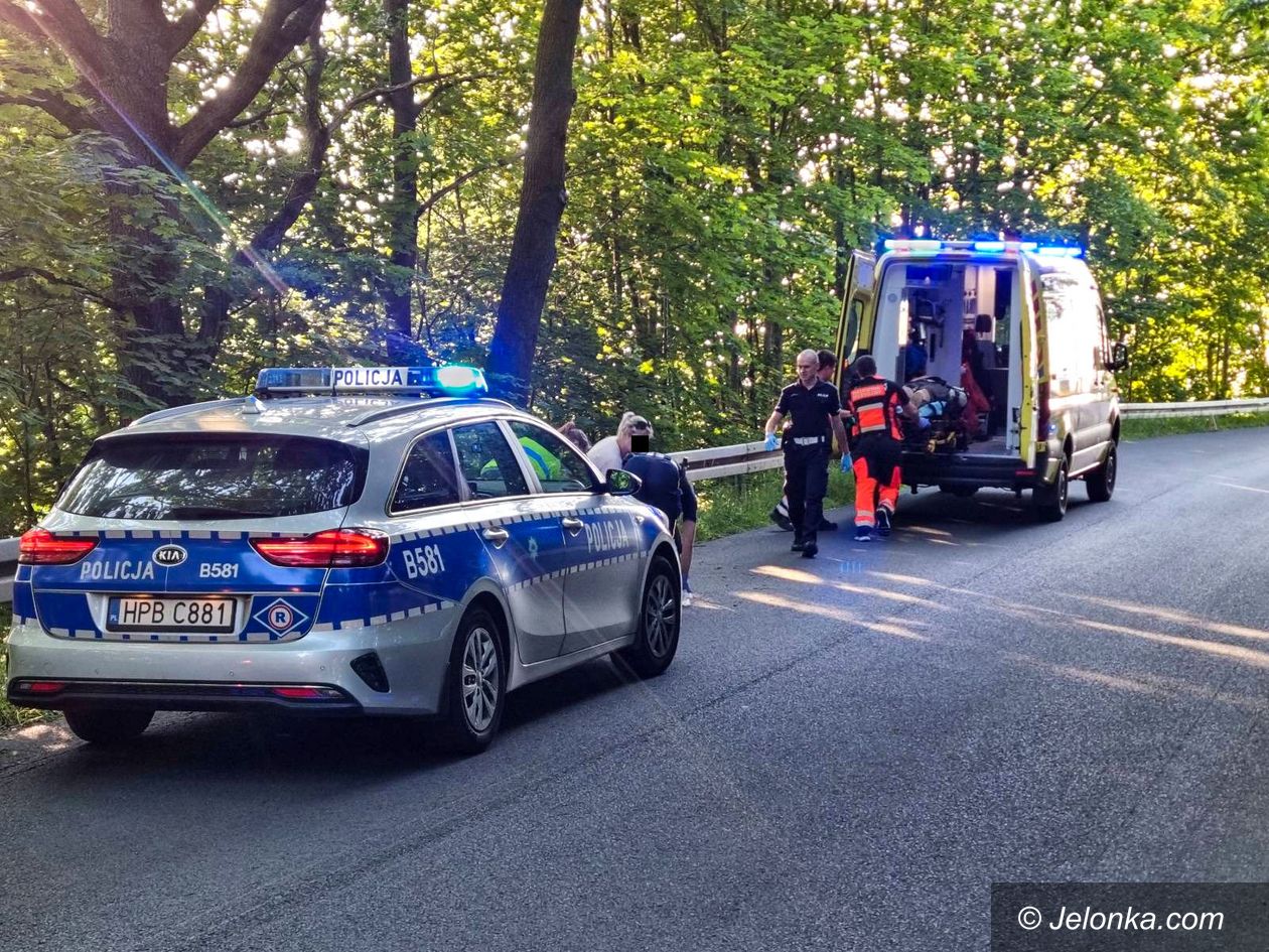 Siedlęcin: Wypadek rowerzysty