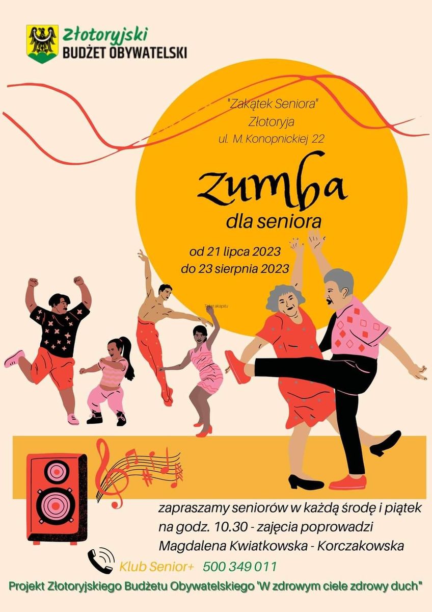 Złotoryja: Zumba dla seniorów