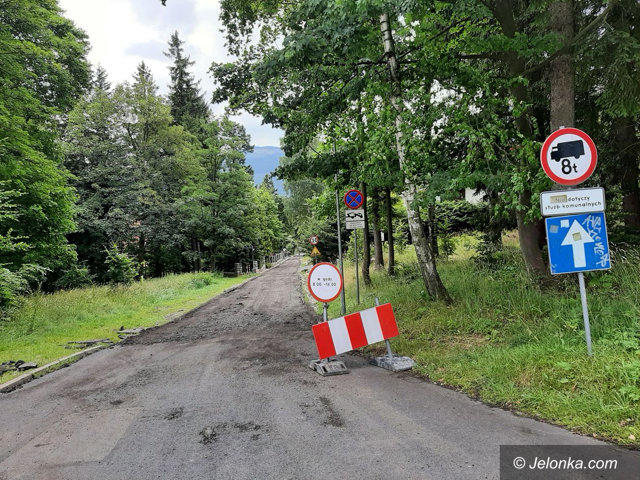 Karpacz: Remont Gimnazjalnej