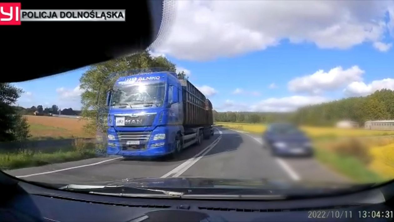 Lwówek Śląski: Wyprzedzał na trzeciego