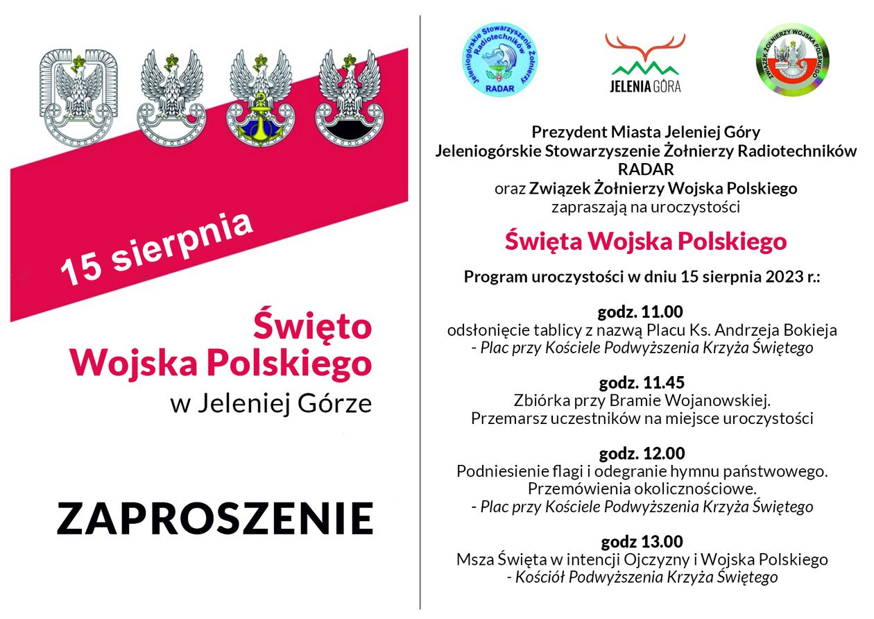 Jelenia Góra: W Dzień Wojska Polskiego upamiętnią ks. Bokieja