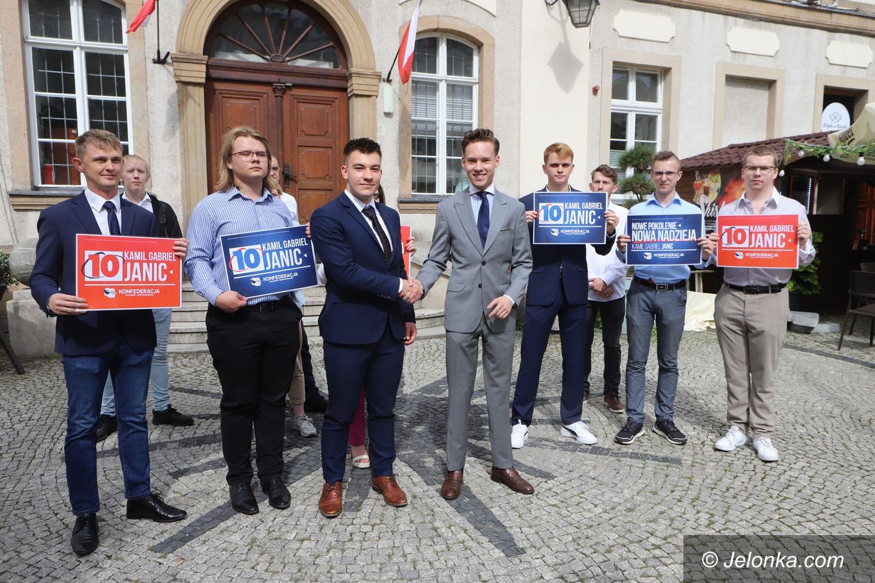 Jelenia Góra: Młody kandydat Konfederacji