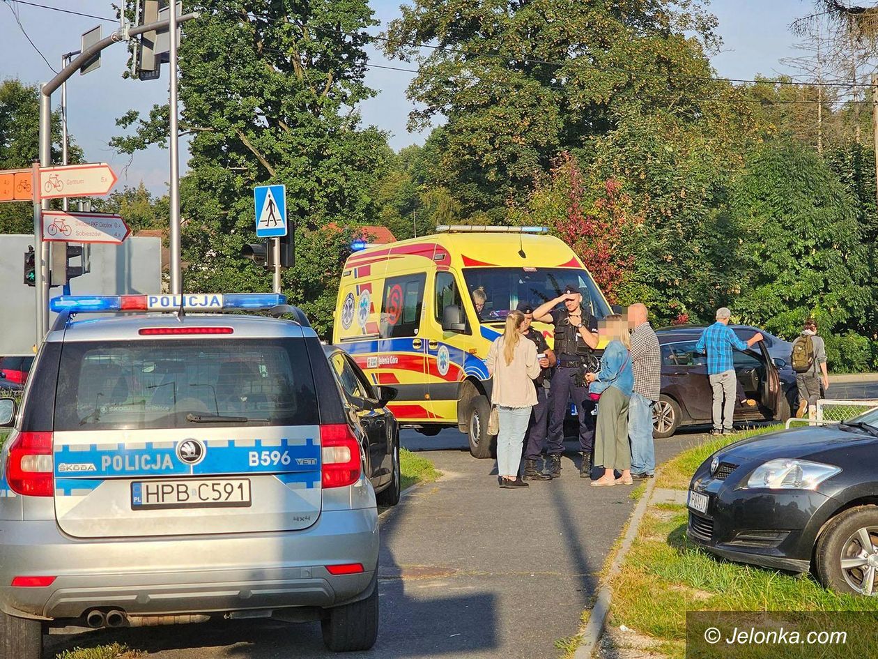 Jelenia Góra: Stłuczka na krzyżówce