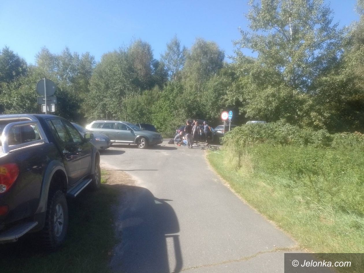 Jelenia Góra: Zasłabł na rowerze