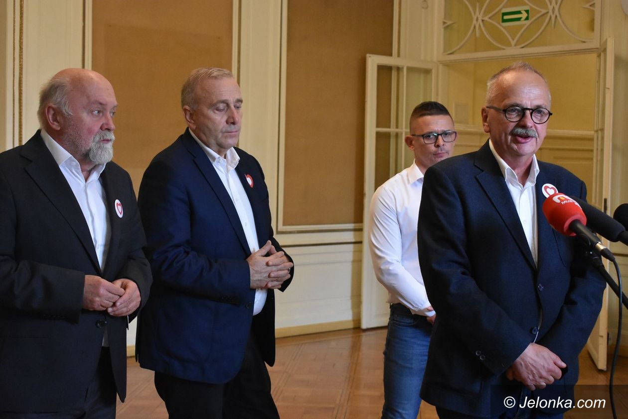 Jelenia Góra/Cieplice: Byly wicepremier wsparł Marcina Zawiłę
