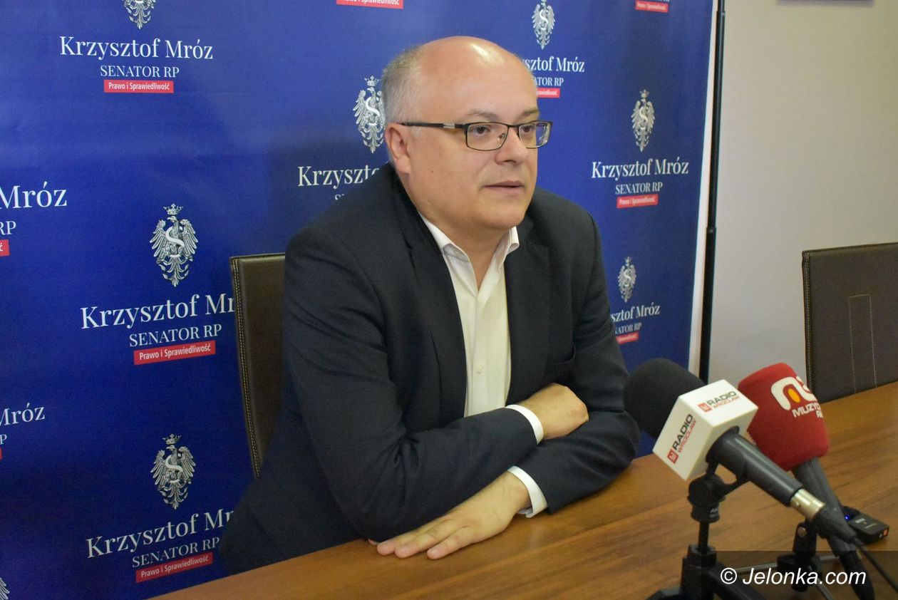 Jelenia Góra: Pożegnanie senatora