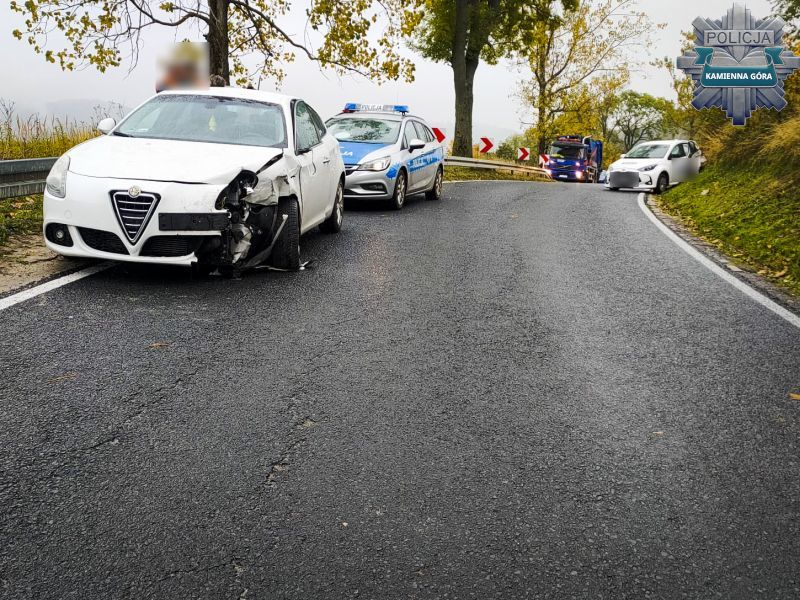 Kamienna Góra: Nie zapanował nad pojazdem
