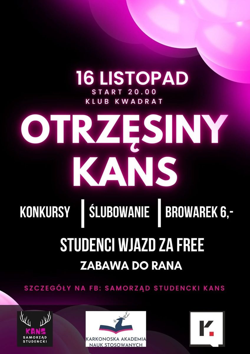 Jelenia Góra: Wielkie Otrzęsiny z KANS