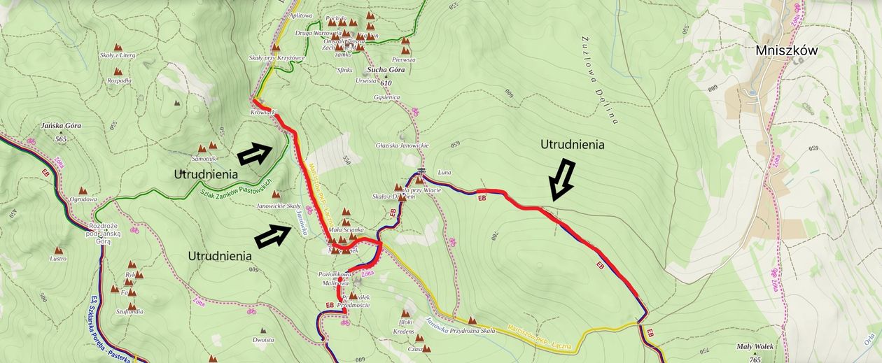 Jelenia Góra: Utrudnienia w Rudawach