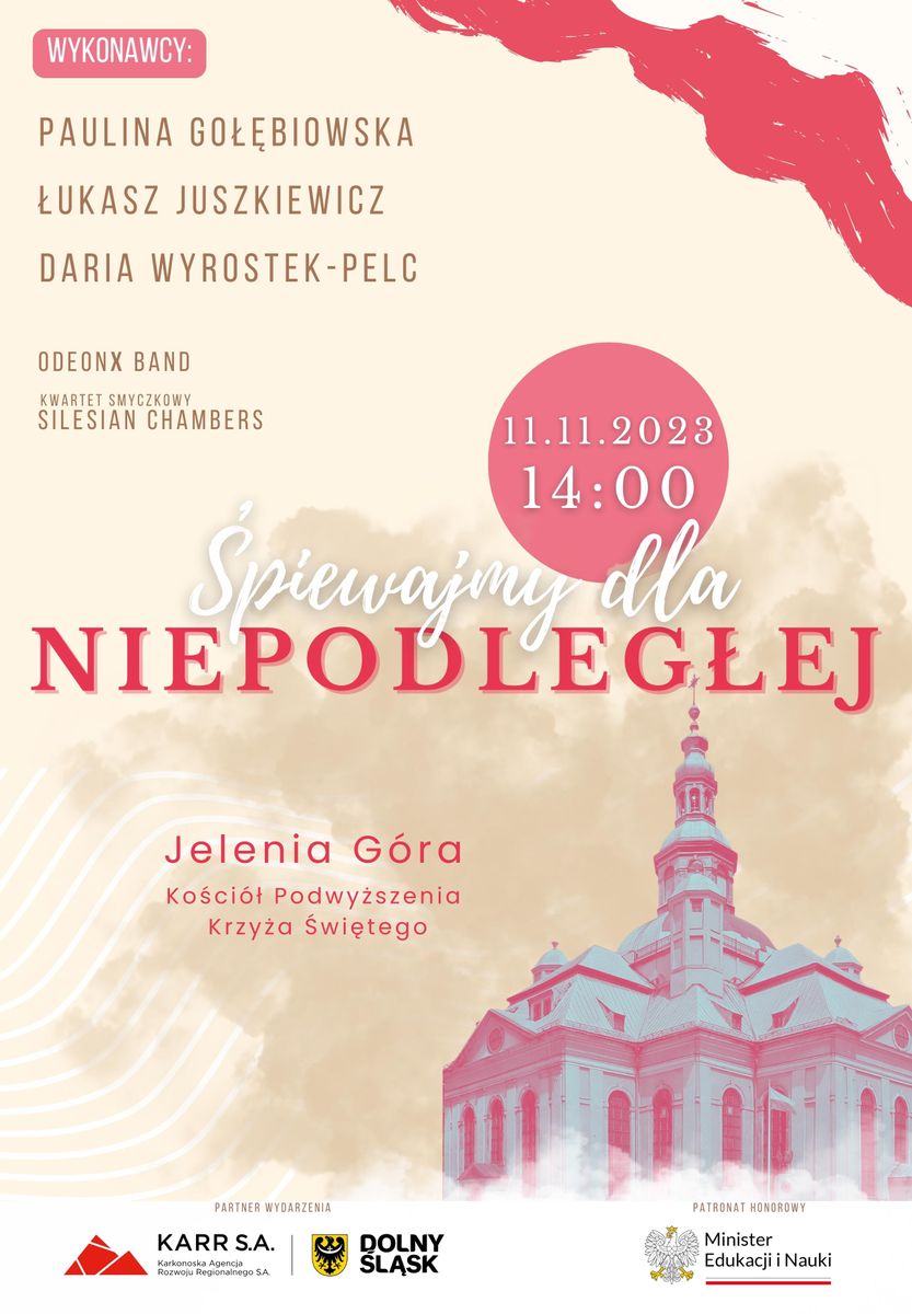 Jelenia Góra: Zaśpiewają dla niepodległej
