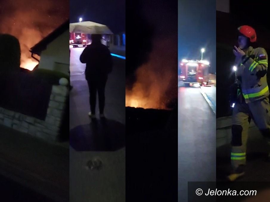 Jelenia Góra: Paliła się altana
