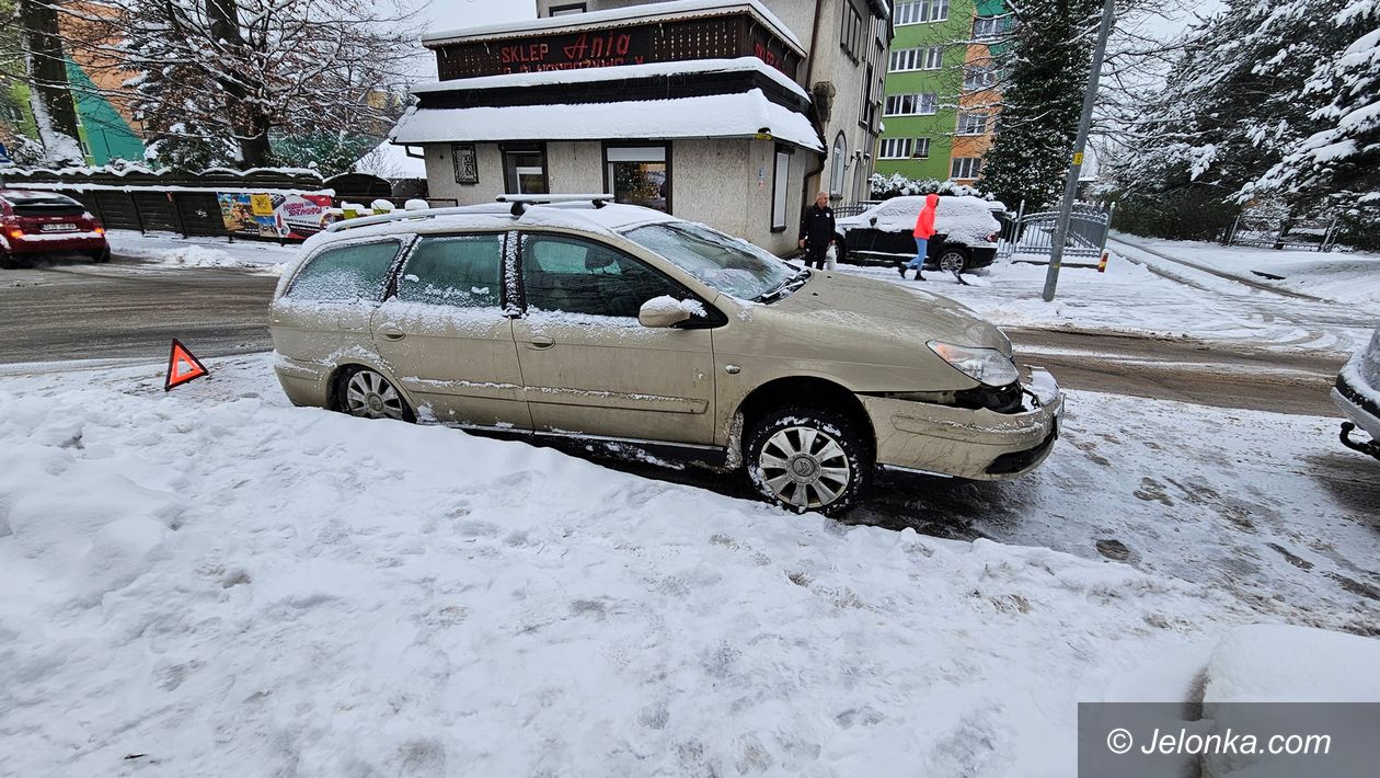 Kowary: W Kowarach też ślisko