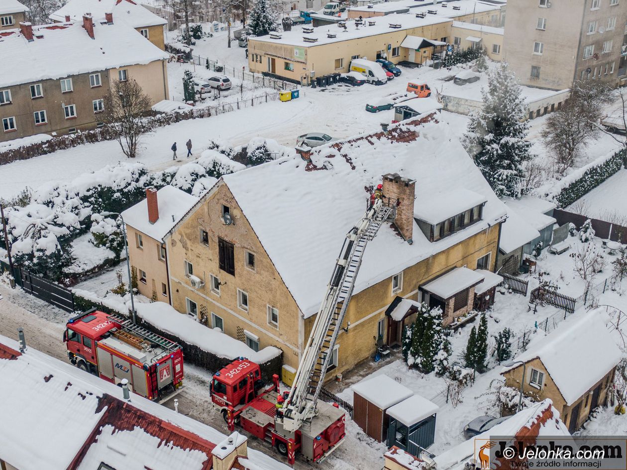 Jelenia Góra: Palił się komin