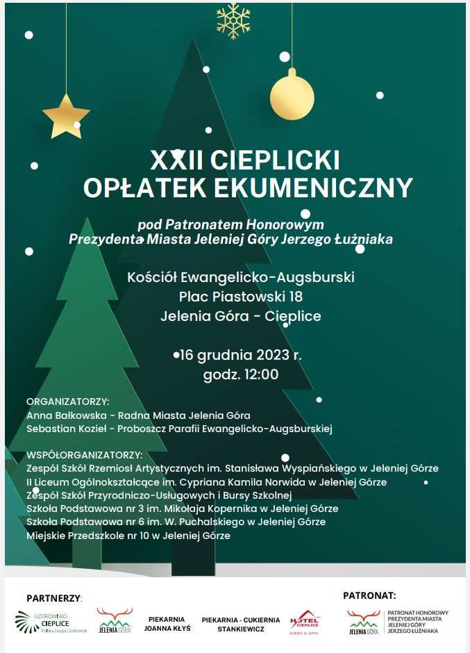 Jelenia Góra: Cieplicki Opłatek Ekumeniczny