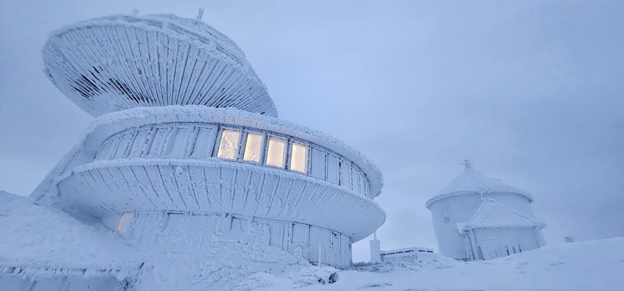 Karkonosze: Śnieżka: wiało najmocniej na świecie