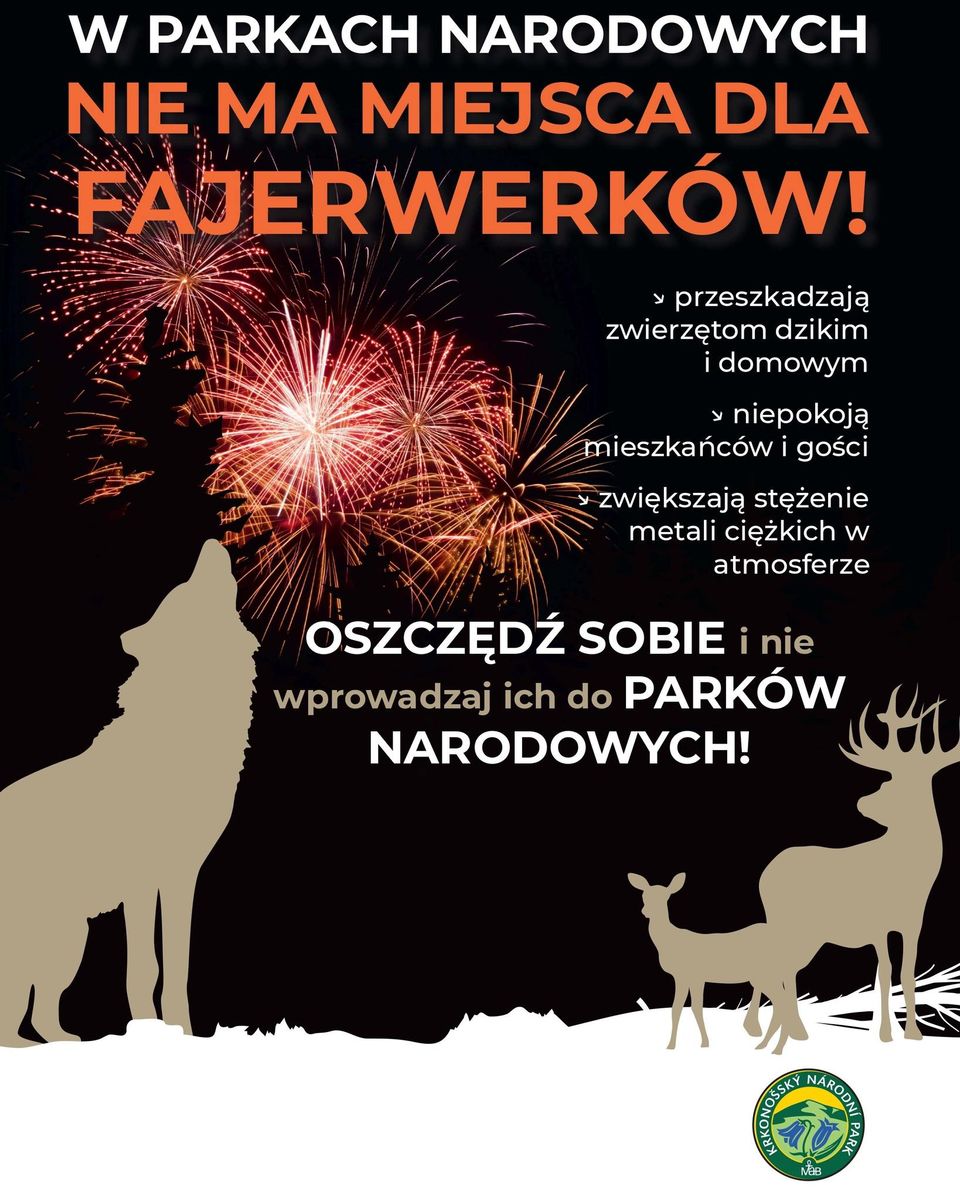 Karkonosze: Nie dla fajerwerków w KPN