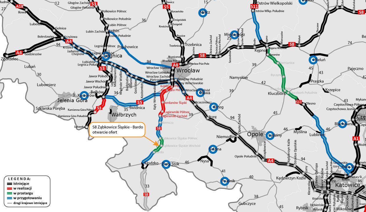 Dolny Śląsk: Przetarg na odcinek ekspresówki