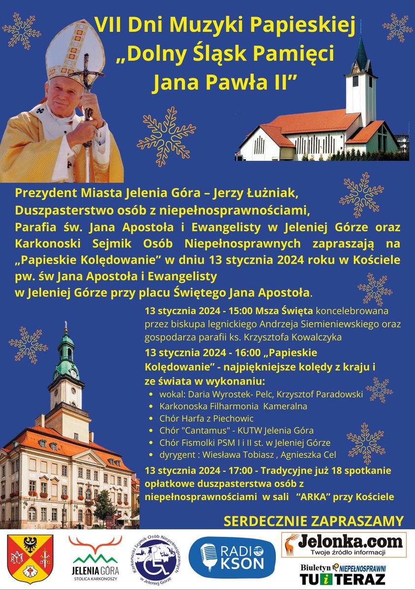 Jelenia Góra: Papieskie kolędowanie w Jeleniej Górze
