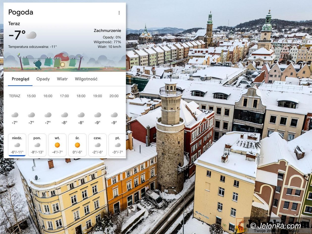 Jelenia Góra: Mróz znowu w Jeleniej Górze